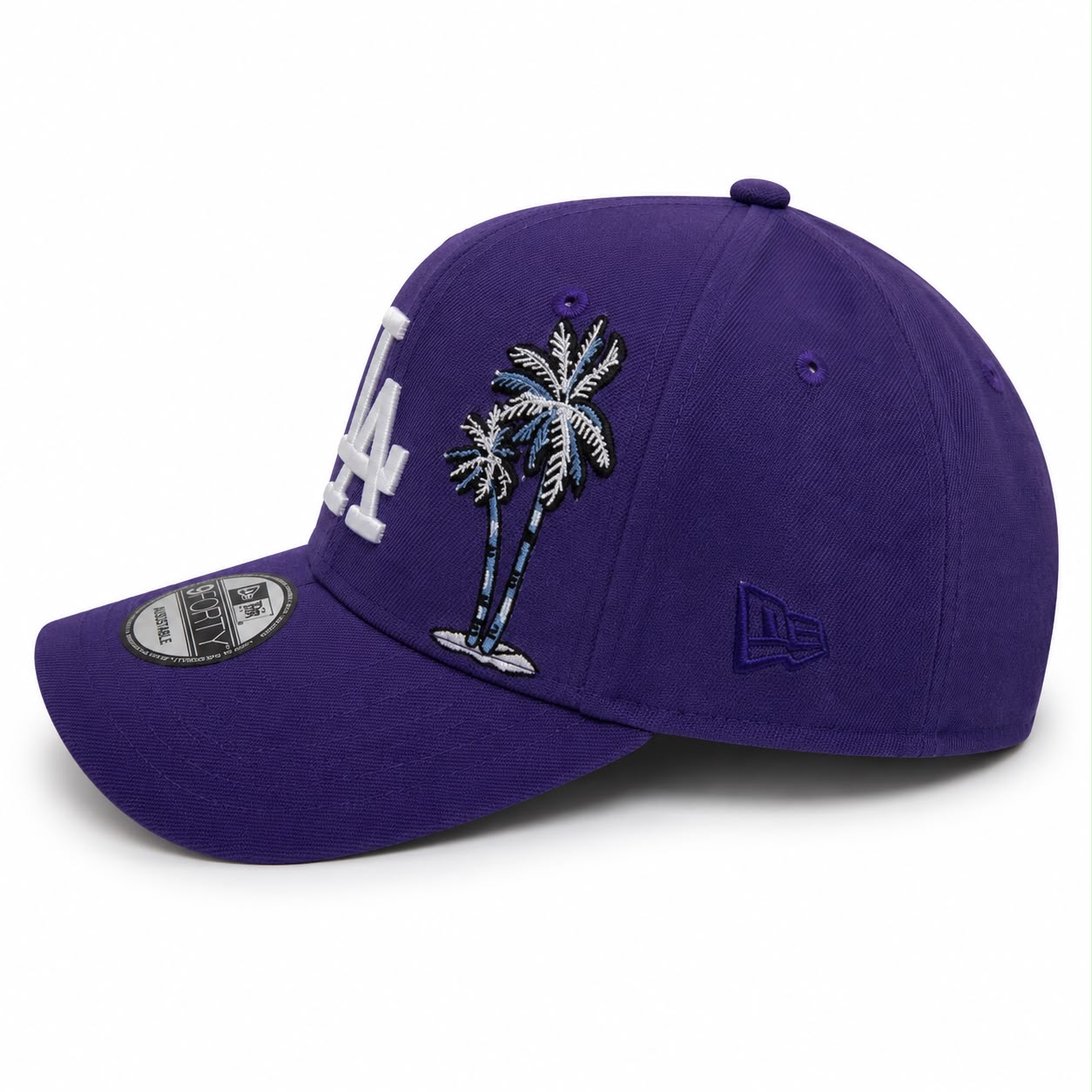 Gorra New Era Dodgers 9FORTY Purple 50th Anniversary Palm Tree