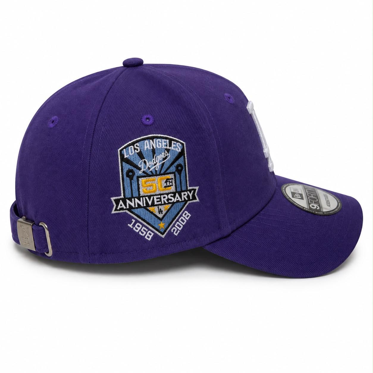 Gorra New Era Dodgers 9FORTY Purple 50th Anniversary Palm Tree